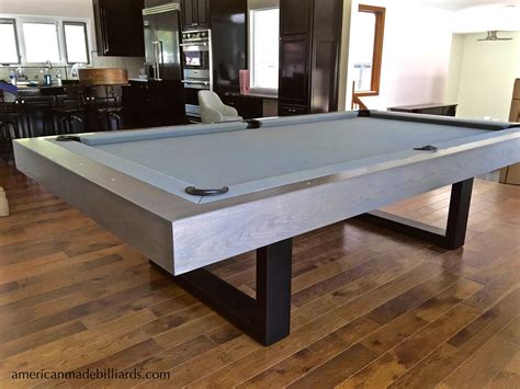 How to make a valley or dynamo pool table play like a diamond pool table. Riviera Oak Contemporary Steel Pool Table
