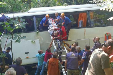 Bursa da tur otobüsü devrildi 5 ölü Özgün Kocaeli