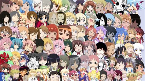 Anime Collage Wallpapers Wallpaper Cave