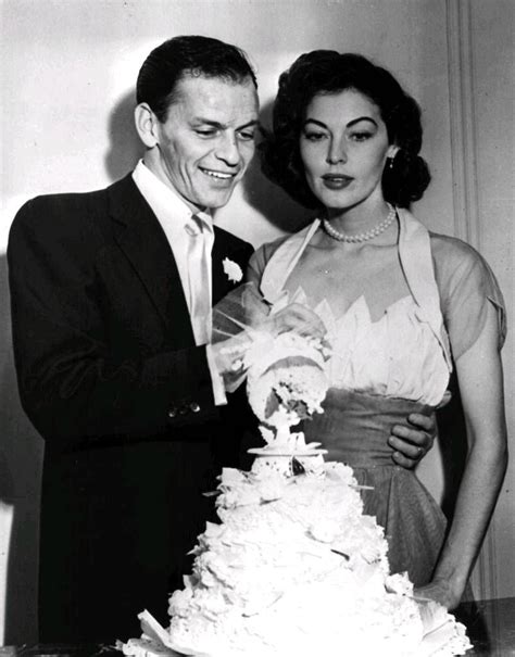 Frank Sinatra And Ava Gardner On Their Wedding Day 1951 Famous