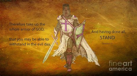 Ephesians 6 13 Armor Of God Mixed Media By Beverly Guilliams Pixels