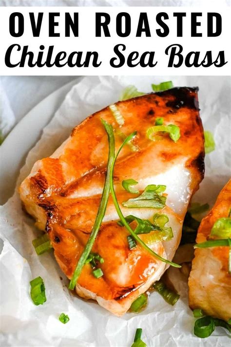 Asian Oven Broiled Chilean Sea Bass With Soy Sauce Recipe Chilean Sea Bass Recipe Baked