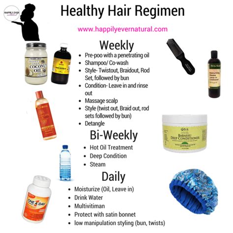 tips for creating your healthy hair regimen happily ever natural