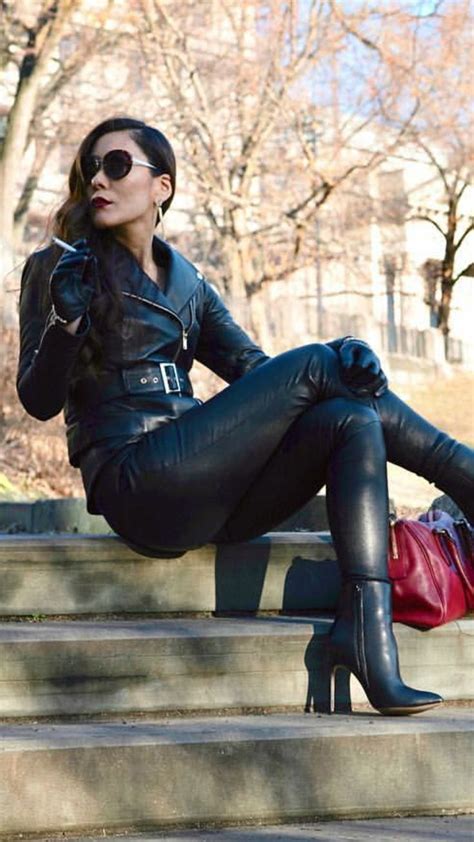 Lederlady ️ Leather Gloves Leather Pants Women Leather Gloves Women