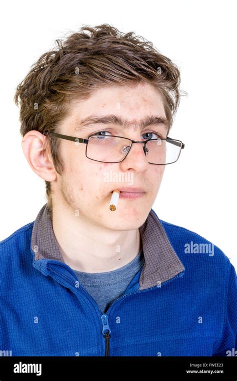 Teen Boy Smoking Cigarette Hi Res Stock Photography And Images Alamy