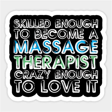 Massage Therapist Massage Therapy Massage Therapist Sticker Teepublic
