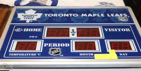 Brand New Toronto Maple Leafs Scoreboard Clock