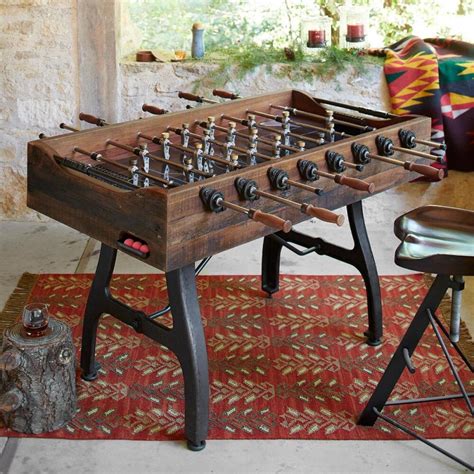 Placed in a game room it will certainly enhance your space. Classic Foosball Table | Shuffleboard table, Rustic ...