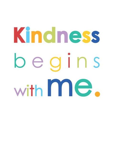 Kindness Begins With Me 8x10 Print By Thestakerstore On Etsy Kindness