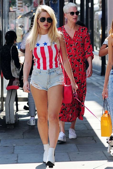 Lottie Moss Flaunts Her Legs In Tiny Denim Shorts As She Stepped Out With Her Pooch In London