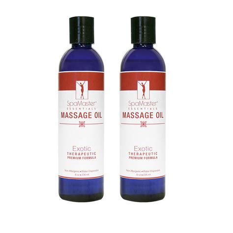 Master Massage Exotic Aromatherapy Massage Oil Choose From 4 Quant