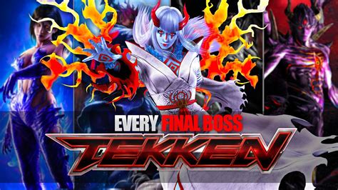 4k60ᶠᵖˢ Every Final Boss Tekken Series With 4k Textures Tekken Tag