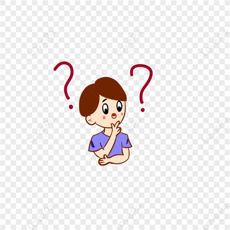 Character Question Mark Cartoon Character Question Vector Character