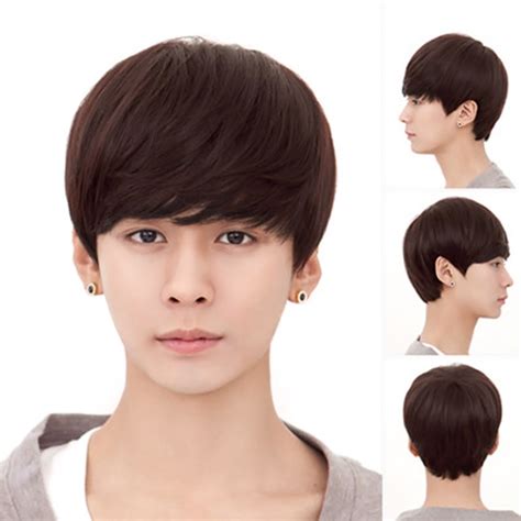 Anime Handsome Boys Short Wig Vogue Sexy Mens Male Hair Cosplay Wigs