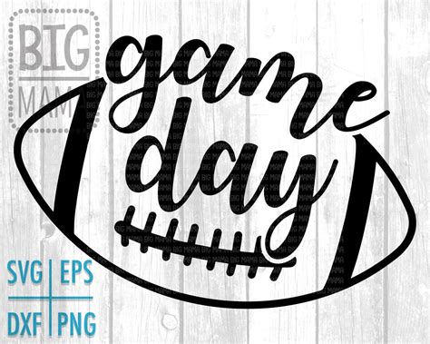 Game Day Svg Game Day Football Svg Eps Png Dxf Svg Files For Etsy Canada
