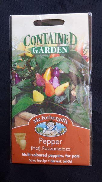 Jual 1 Pack Benih Mr Fothergill S Cabai Cabe Bolivian Ornamental