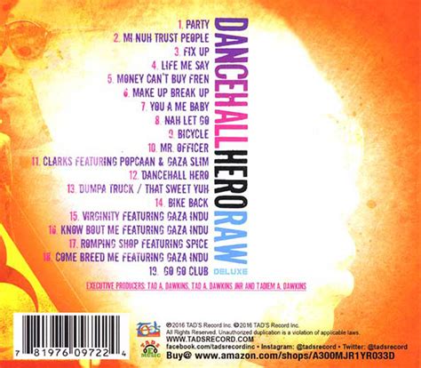 Dancehall Hero Raw Deluxe Vybz Kartel Vp Reggae