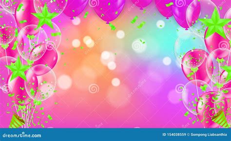 Happy Birthday Backgrounds Grand Opening Ceremony Vector Banner