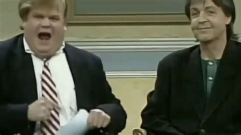 Remember That Time Chris Farley Interviewed Paul Mccartney On Saturday