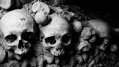 Skulls Scary Dark Horror Creepy Evil Spooky