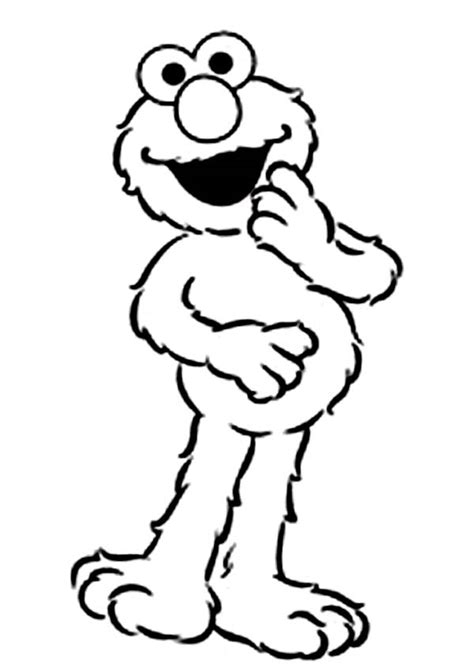 Download and print these baby elmo cartoon coloring pages for free. Elmo Drawing at GetDrawings | Free download