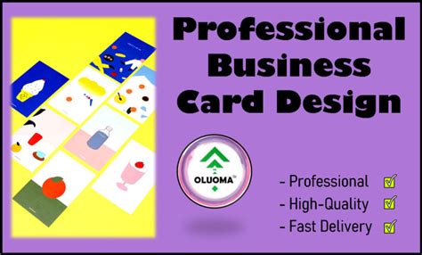 Design A Unique High Quality Print Ready Business Card By Oluomastudio