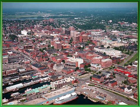 Free Download Portland Maine Cityscape Skyline Downtown Panorama