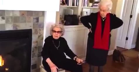These 2 Old Sisters Argue In Front Of The Camera Now Watch Granny On