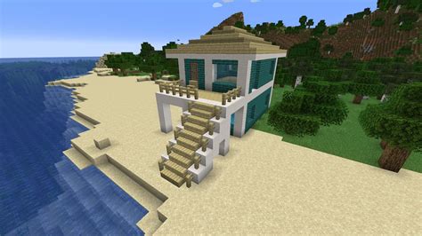 Ways To Build A Beach House In Minecraft Pro Game Guides