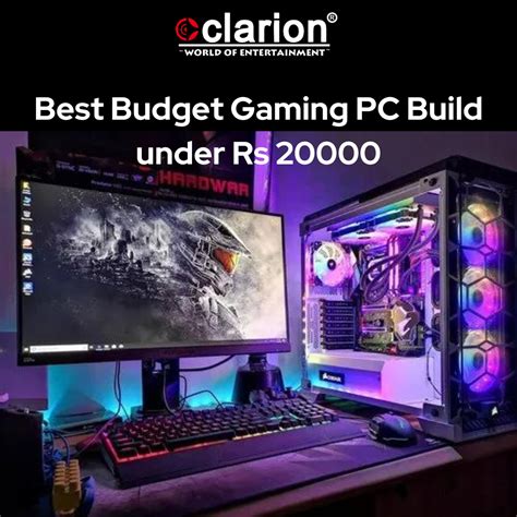 Best Budget Gaming Pc Build Under Rs 20000 In 2023 Clarion Computers