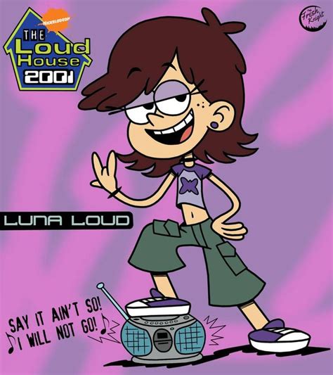 Luna Loud Early 2000s Au By Thefreshknight On Deviantart Loud House