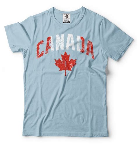 Canada T Shirt Canada Maple Leaf Flag T Shirt Canadian Etsy