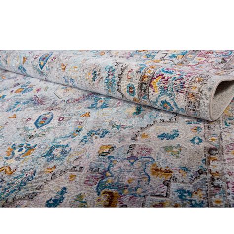 The meticulously woven construction of these pieces boasts durability and will provide natural charm into your decor space. Nicole Miller Designer Area Rug Gray Traditional Bordered ...