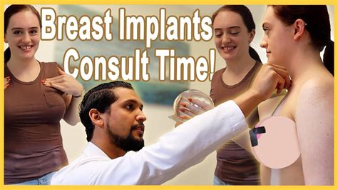 Breast Augmentation CONSULT TIME Lets Try On Implant Sizers Together My Implant Journey Part