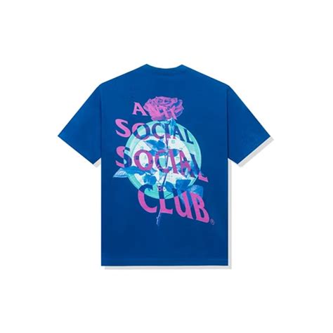 Anti Social Social Club Out Of Time T Shirt Blueanti Social Social Club