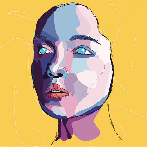 Portrait Digital X Made In Adobe Illustrator Adobe Illustrator Art Illustration Adobe