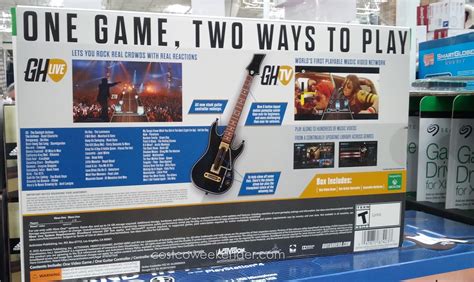 Guitar Hero Live Video Game Xbox One Or Ps4 Costco Weekender