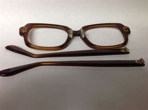 vintage retro bcg military surplus eyeglass frames wi… gem