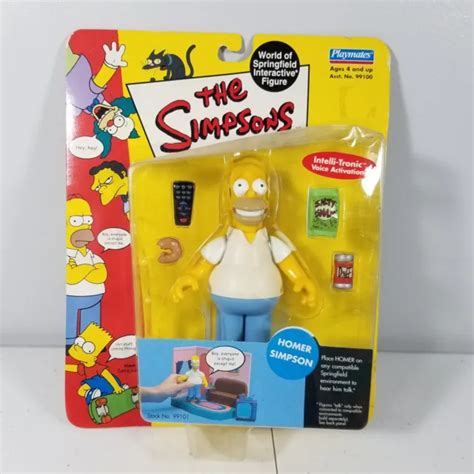 Homer Simpson Simpsons Playmates Wos Original Series 1 Action Figure 99101 New Eur 1375