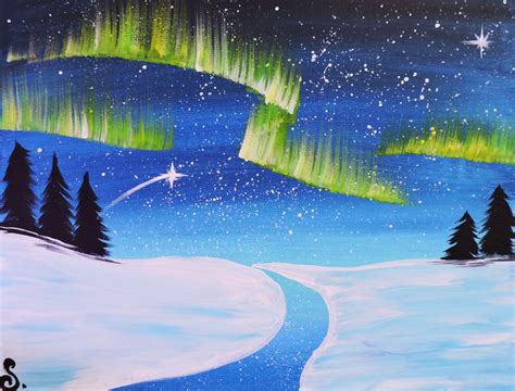 New Video ‘northern Lights Acrylic Tutorial For Beginners Skye