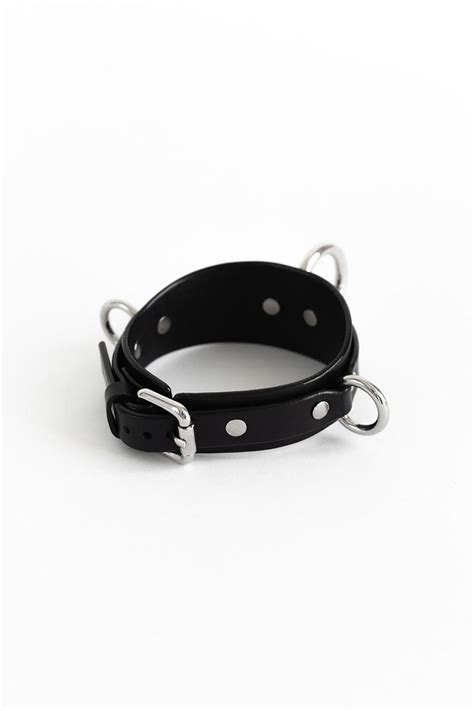 premium leather bdsm collar submissive collar slave collar etsy