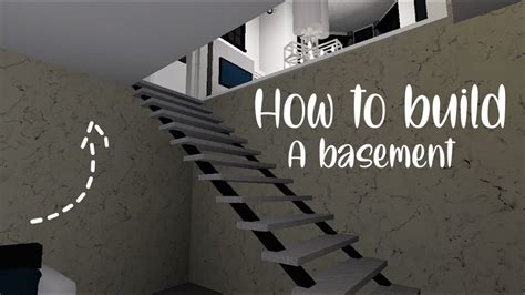 How To Build A Basement Bloxburg Youtube