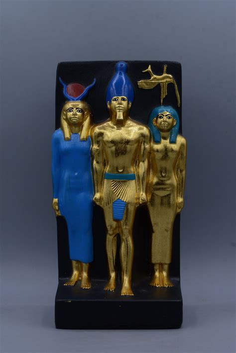 Unique Triad Of King Menkaure Pharaoh Stands Between The Etsy In 2022