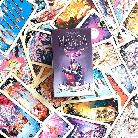 Mystical Manga Tarot Cards Tarot 78 Card Deck Beginner Etsy