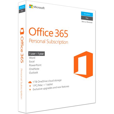 Microsoft 365, formerly office 365, is a line of subscription services offered by microsoft which adds to and includes the microsoft office product line. Microsoft Office 365 Personal QQ2-00597 B&H Photo Video