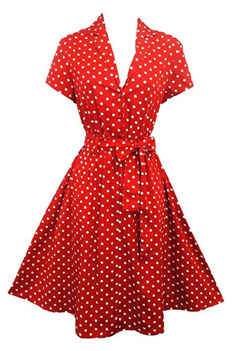 Vintage Polka Dot Dresses 50s Spotty And Ditsy Prints Vintage Polka