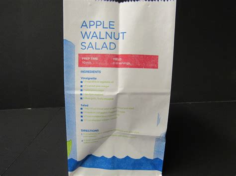 Apple 12 Peck 7 Pound Bag Whandles 500 Pack Glacier Valley