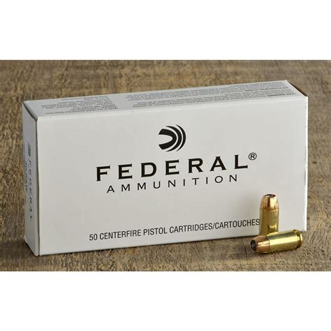 Federal 40 Smith And Wesson Hst Jhp 180 Grain 50 Rounds 175942