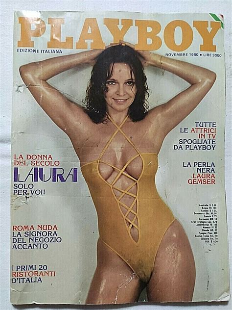 Playboy Italy November Laura Antonelli Laura Gemser Rome Nude My Xxx Hot Girl