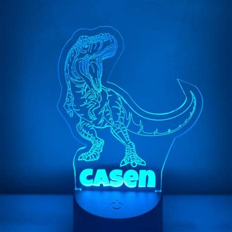 Dinosaur Night Light Etsy